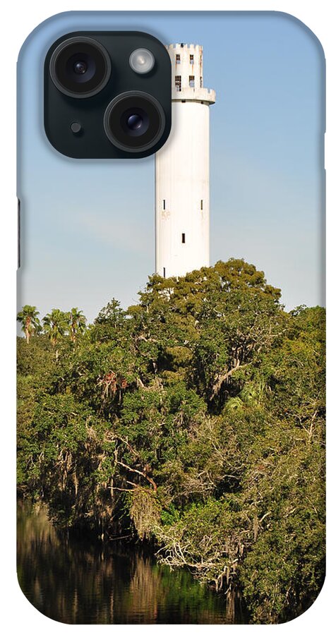 Tower iPhone Case featuring the photograph Historic Water Tower - Sulphur Springs Florida by John Black