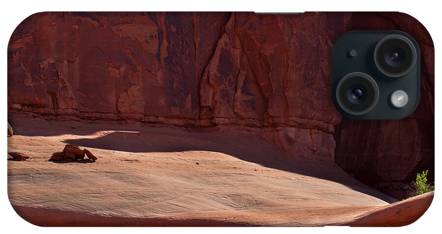 Arches National Park Print iPhone Case featuring the photograph Hold On by Jim Garrison
