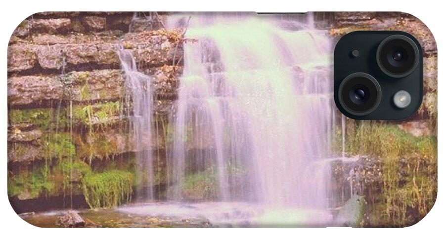 Waterfall iPhone Case featuring the photograph Honeoye Falls Again  by Justin Connor