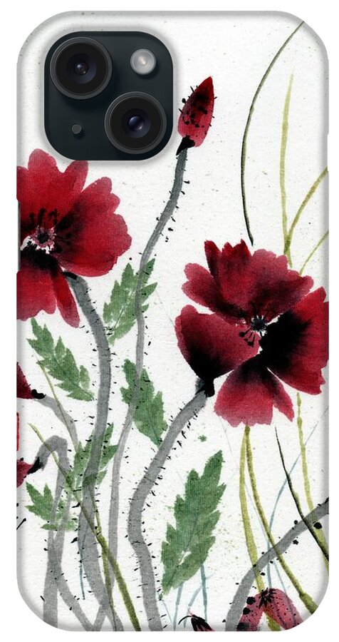Chinese Brush Painting iPhone Case featuring the painting Honor by Bill Searle