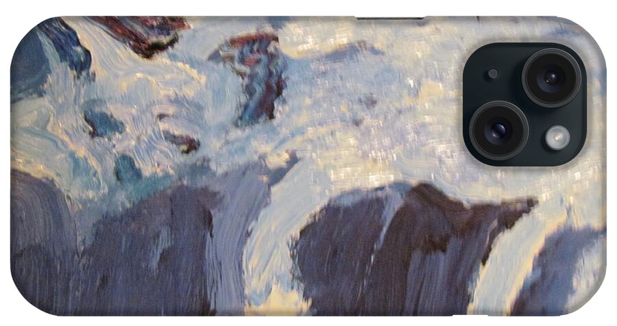 Cat iPhone Case featuring the painting Hope Sleeping by Shea Holliman