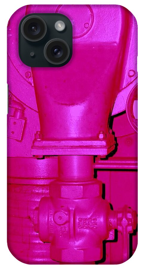 Industrial Architectural iPhone Case featuring the photograph Hot Pink Generator by Cleaster Cotton