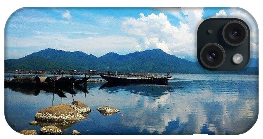 Hue iPhone Case featuring the photograph #huecity #hue #codohue #hamruacave by An Chung