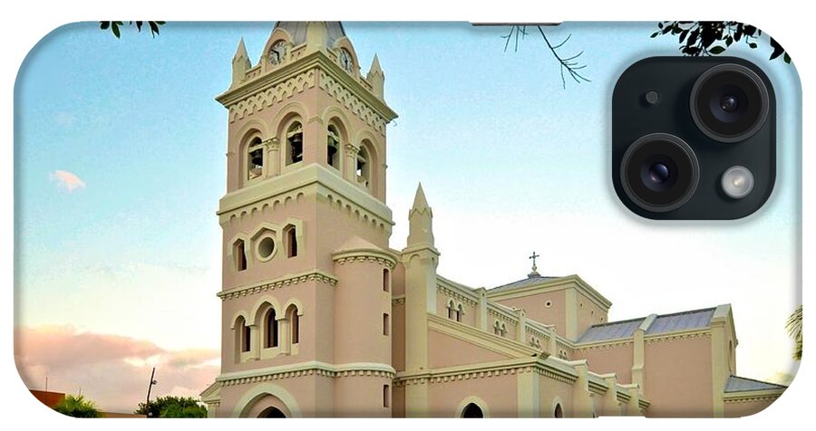  iPhone Case featuring the photograph Humacao Cathedral 2 by Ricardo J Ruiz de Porras