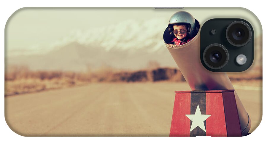 4-5 Years iPhone Case featuring the photograph Human Cannonball by Richvintage