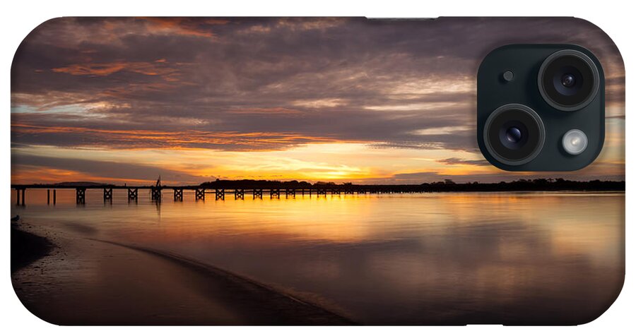 Sunset iPhone Case featuring the photograph Humboldt Bay Sunset by Mark Alder