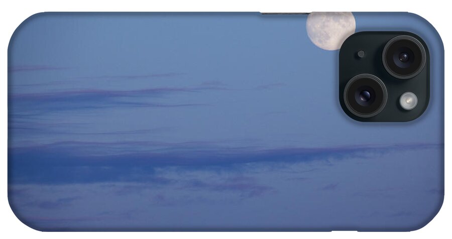Celestial Body iPhone Case featuring the photograph Hunter's Moon by Steve Gravano