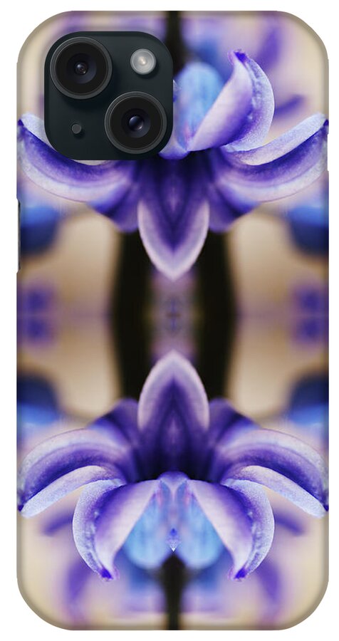 Purple iPhone Case featuring the photograph Hyazinth by Silvia Otte
