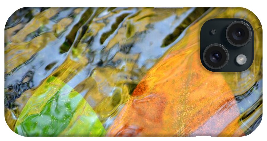 Leaves iPhone Case featuring the photograph Hydrodynamic Duo by Laureen Murtha Menzl