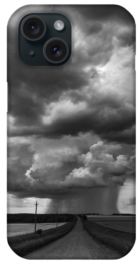 B&w iPhone Case featuring the photograph I don't Know Where I'm Going by Sandra Parlow