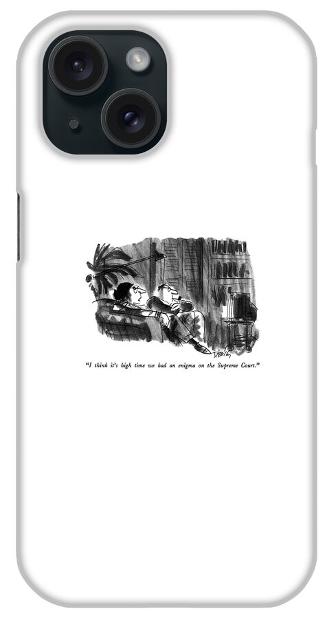 I Think It's High Time We Had An Enigma iPhone Case