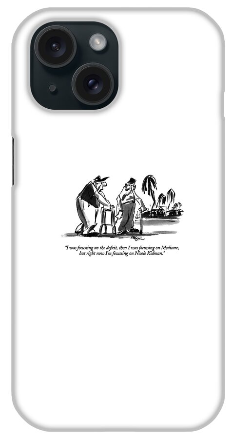 I Was Focussing On The Deficit iPhone Case