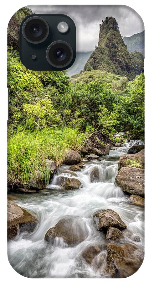 Iao iPhone Case featuring the photograph Iao Valley Maui by Pierre Leclerc Photography