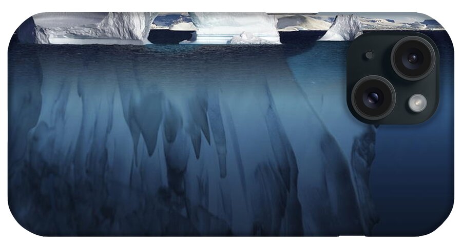 Antarctic iPhone Case featuring the photograph Ice Arch Iceberg by Bryan and Cherry Alexander
