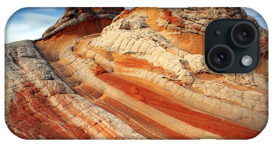White Pockets iPhone Case featuring the photograph Ice Cream rock of White Pockets by Keith Kapple