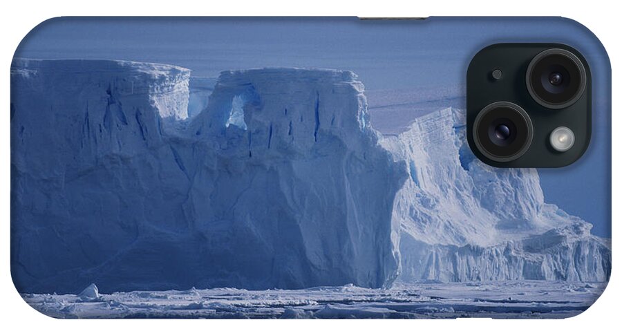 Antarctic iPhone Case featuring the photograph Iceberg And Sea Ice by A.b. Joyce