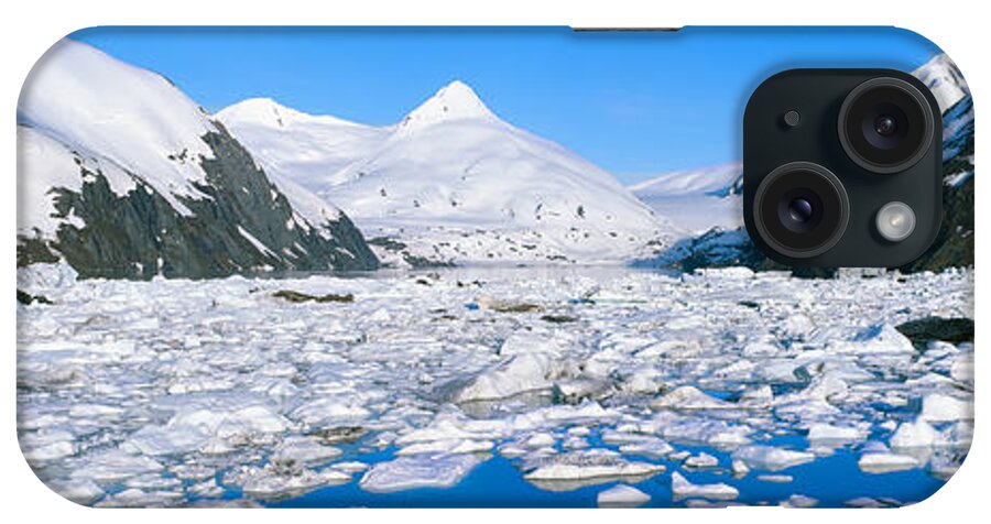 Photography iPhone Case featuring the photograph Icebergs In Portage Lake And Portage by Panoramic Images
