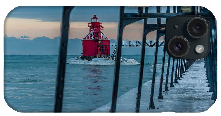 Lighthouse iPhone Case featuring the photograph Icey Calm by Patti Raine