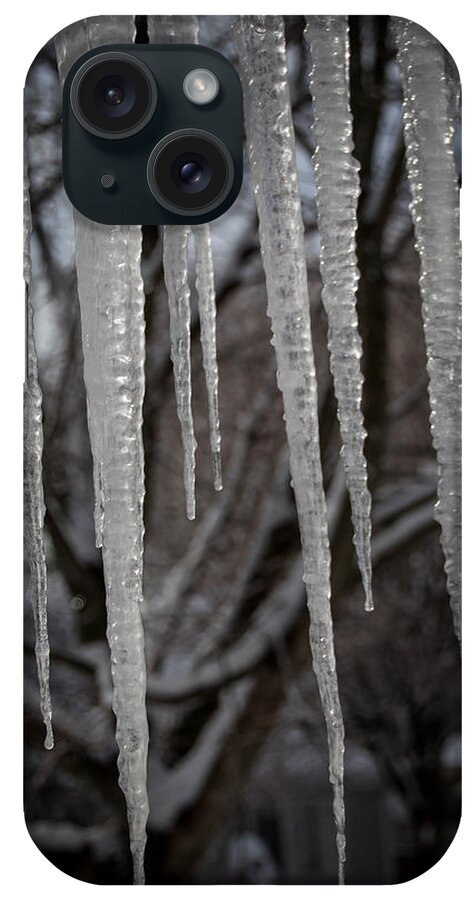 Ice iPhone Case featuring the photograph Icicles by Susan Jensen