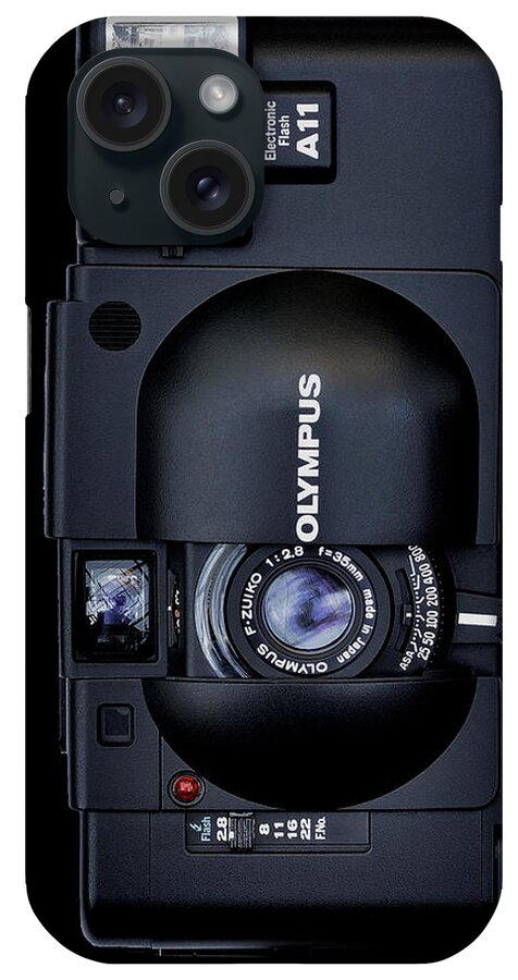 Olympus Xa iPhone Case featuring the photograph Iconic Camera iphone case by Anthony Davey
