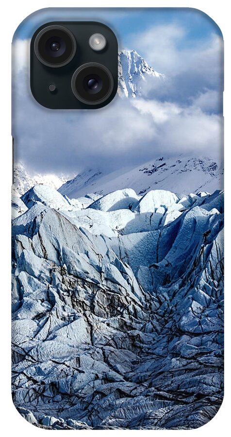 Icy Blue iPhone Case featuring the photograph Icy Blue by Wes and Dotty Weber