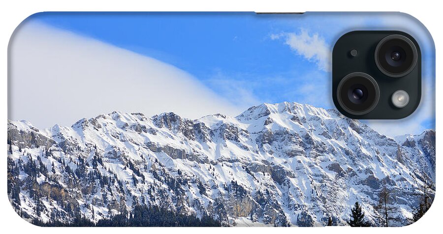 Alps iPhone Case featuring the photograph Icy profile by Felicia Tica
