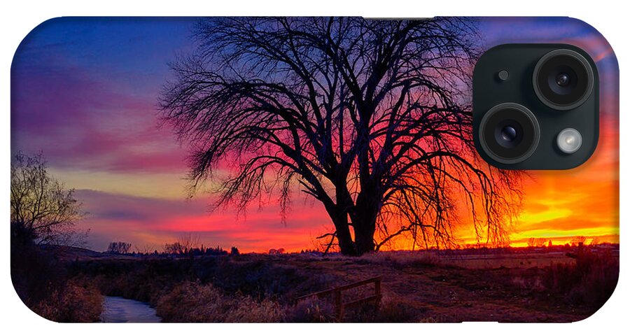 Sunset iPhone Case featuring the photograph Idaho Winter Sunset by Greg Norrell