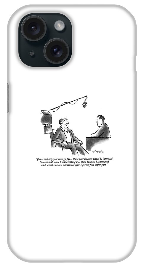 If This Will Help Your Ratings iPhone Case
