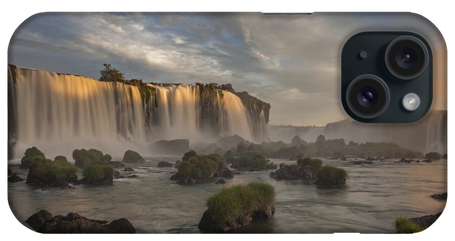 536571 iPhone Case featuring the photograph Iguacu Falls Cascades Argentina by Ingo Arndt