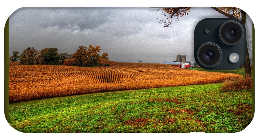 Illinois iPhone Case featuring the photograph Illinois Farmland I by Roger Passman