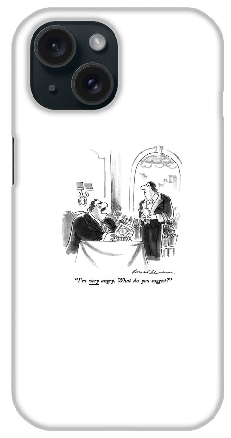 I'm Very Angry. What Do You Suggest? iPhone Case