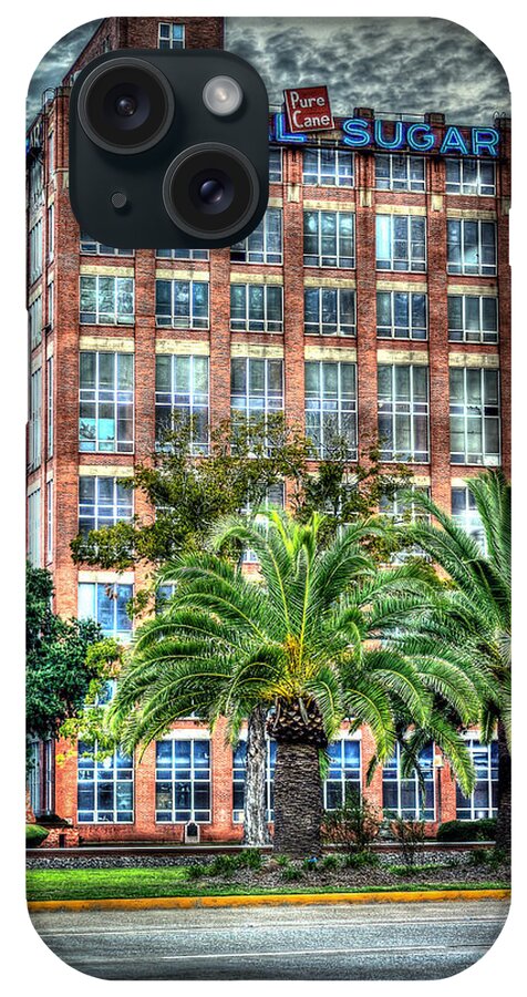 Imperial Sugar Factory Daytime Hdr iPhone Case featuring the photograph Imperial Sugar Factory Daytime HDR by David Morefield