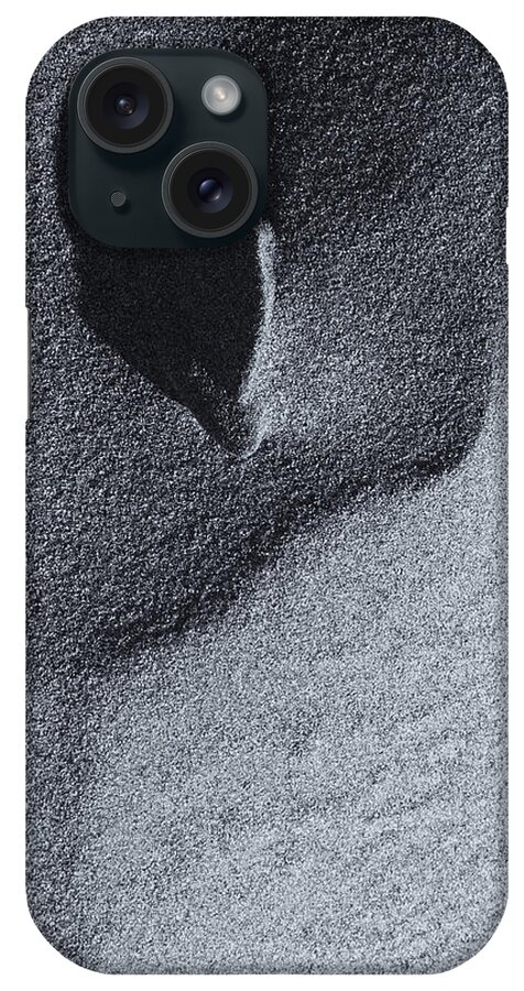 Impression iPhone Case featuring the photograph Impressions in the Sand by Michael Dawson