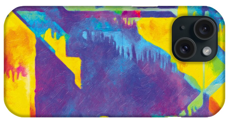 Psychedelic iPhone Case featuring the painting In The Land Of Forgetting 8 by The Art of Marsha Charlebois