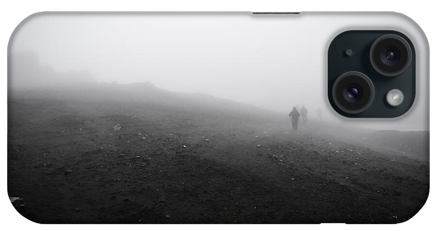 Iceland iPhone Case featuring the photograph In Wind and Cloud by Alex Blondeau