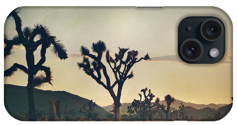 Joshua Tree National Park iPhone Case featuring the photograph In Your Arms as the Sun Goes Down by Laurie Search