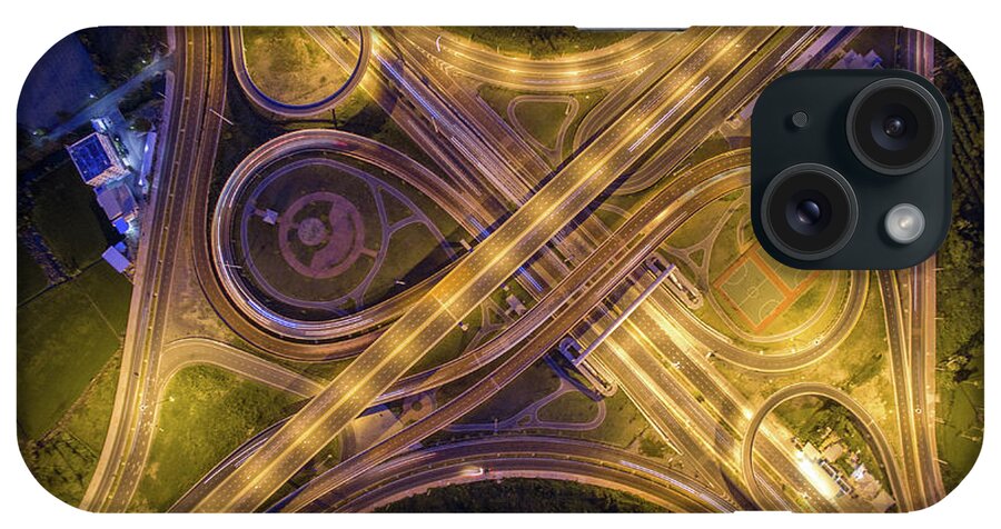 Dawn iPhone Case featuring the photograph Infinity Road by Thanapol Marattana
