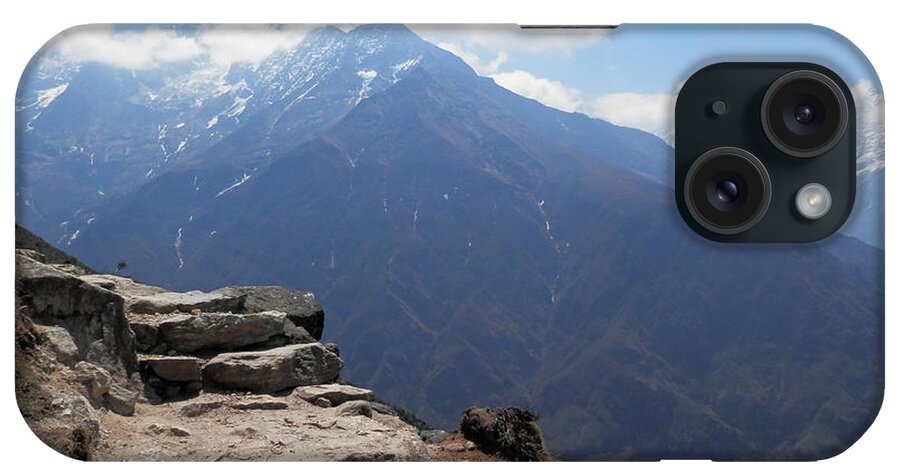 Mountain iPhone Case featuring the photograph Infinity Steps by Pema Hou