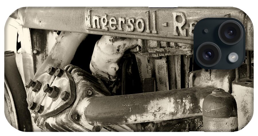Tractor iPhone Case featuring the photograph Ingersoll Rand Tractor By Diana Sainz by Diana Raquel Sainz