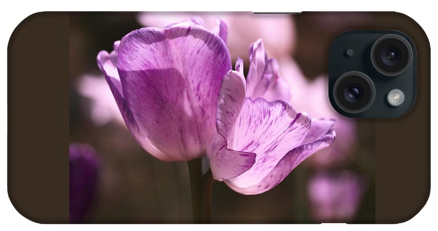 Tulips iPhone Case featuring the photograph Inseparable by Rona Black