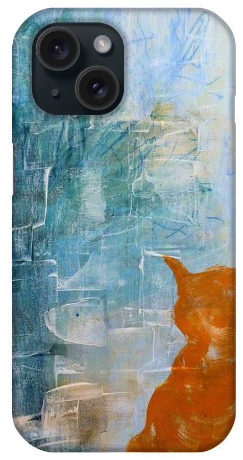 Cats iPhone Case featuring the painting Inside Cat by Susan Fisher