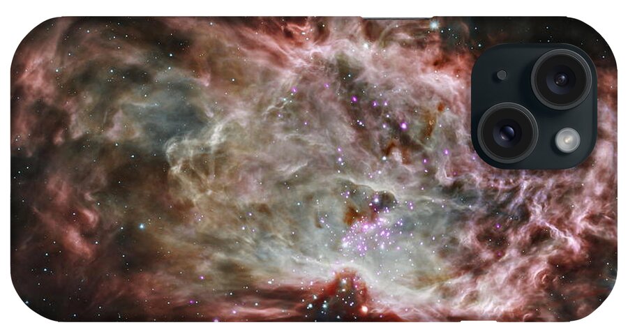 Space iPhone Case featuring the photograph Inside the Flame Nebula by Eric Glaser