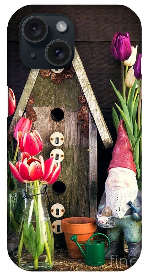 Barn iPhone Case featuring the photograph Inside the Potting Shed by Edward Fielding