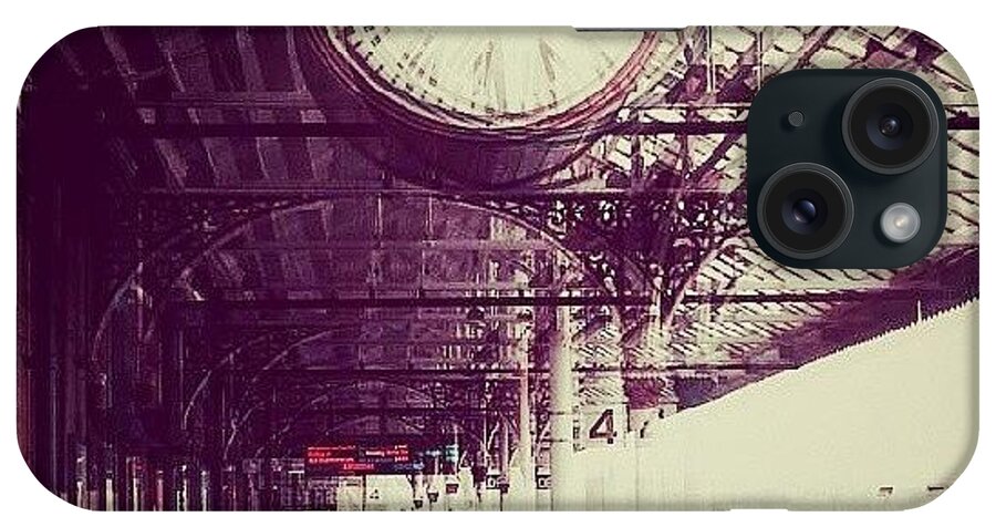 Holgaeffect iPhone Case featuring the photograph #instagood#instacolour#instacool# Train by Vicky Combs