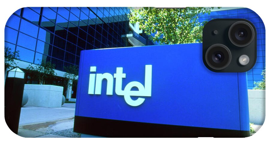 Intel iPhone Case featuring the photograph Intel Computer Chip Manufacturer's Headquarters by Dr Jurgen Scriba/science Photo Library