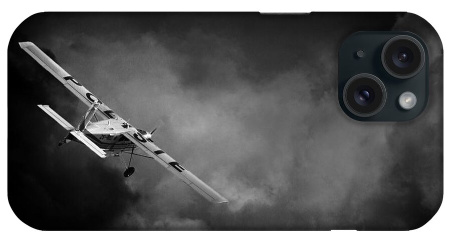 Pilatus Pc6 Porter iPhone Case featuring the photograph Into the Storm by Paul Job