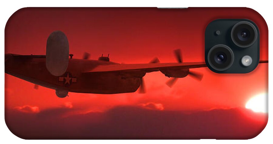 Warbirds iPhone Case featuring the photograph Into the Sun by Mike McGlothlen