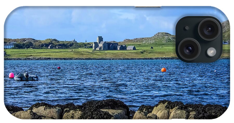 Scotland iPhone Case featuring the photograph Iona Abbey Isle of Iona by Chris Thaxter