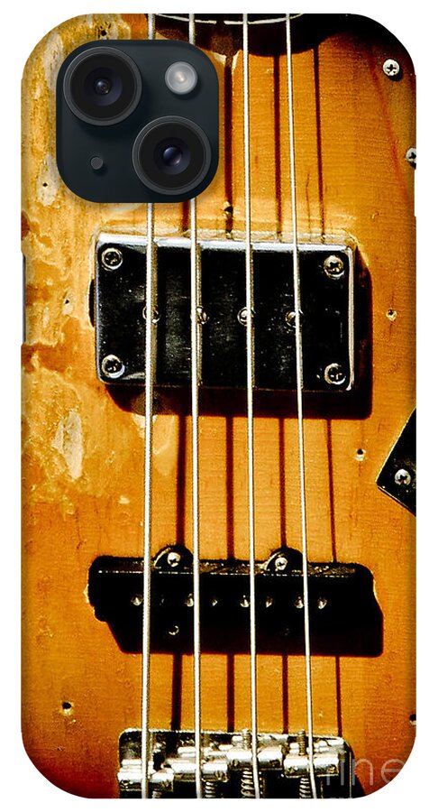 Iphone iPhone Case featuring the photograph iPhone Bass Guitar by Robert Frederick