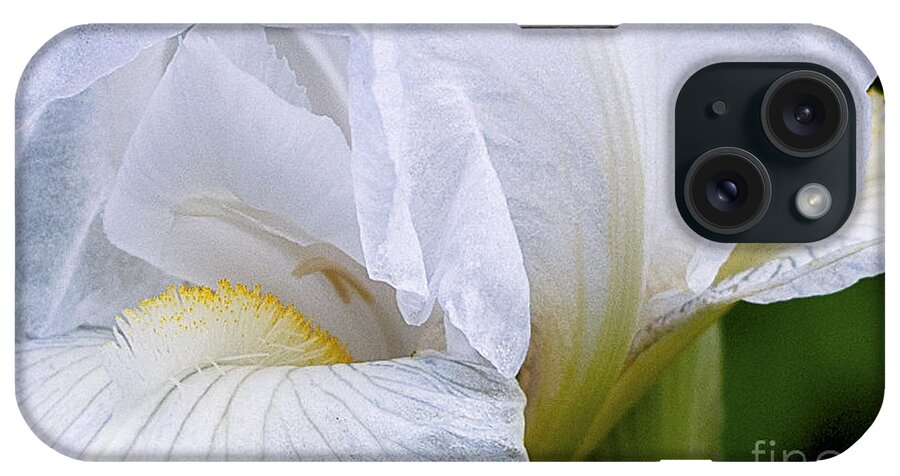Ron Roberts iPhone Case featuring the photograph Iris Abstract by Ron Roberts